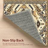 Ultra Soft Area Rug, Non Slip, Stain Resistant, Washable Area Rugs for Living Room, Bedroom, Versatile Solid Beige Area Elegant Decor(Brown)