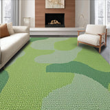 Ultra Soft Area Rug, Non Slip, Stain Resistant, Washable Area Rugs for Living Room, Bedroom, Soft Washable Dining Room Carpet with Non-Slip Backing(Green)