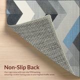 Ultra Soft Area Rug, Non Slip, Stain Resistant, Washable Area Rugs for Living Room, Bedroom, Luxurious Soft Cloud-Like Surface(Gray)