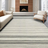 Ultra Soft Area Rug, Non Slip, Stain Resistant, Washable Area Rugs for Living Room, Bedroom, Sophisticated Abstract Textured Elements(White)