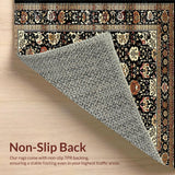 Charming Warm Toned Floral Fusion(Black)
