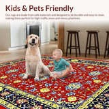 Elegant Country Garden Motif(Red)