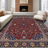 Ultra Soft Area Rug, Non Slip, Stain Resistant, Washable Area Rugs for Living Room, Bedroom, Luxurious Sherpa for(Red)
