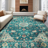 Vintage Teal Medallion Aesthetic(Blue)