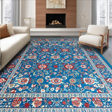 Elegant Multicolor Coastal Motif(Blue)