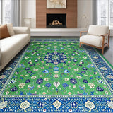 Elegant Transitional Tiled Motif(Green)