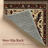 Ultra Soft Area Rug, Non Slip, Stain Resistant, Washable Area Rugs for Living Room, Bedroom, Rustic Wildlife Hallway Runner Rug Non-Slip(Brown)