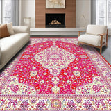 Contemporary Geometric Motif Fusion(Red)