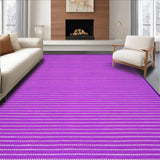 Ultra Soft Area Rug, Non Slip, Stain Resistant, Washable Area Rugs for Living Room, Bedroom, Trendy Statement Piece with Fun Design(Purple)
