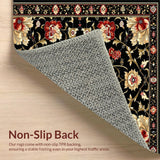 Traditional Handcrafted Flower Motif(Black)