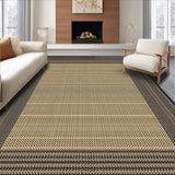 Ultra Soft Area Rug, Non Slip, Stain Resistant, Washable Area Rugs for Living Room, Bedroom, Whimsical Cute Farmhouse Print(Beige)