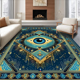 Contemporary Colorful Medallion Style(Blue)