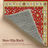 Charming Whimsical Floral Touch(Red)