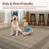 Elegant Toned Patterned Runner(Beige)