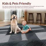 Elegant Monochrome Lattice Design(Black)