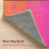 Ultra Soft Area Rug, Non Slip, Stain Resistant, Washable Area Rugs for Living Room, Bedroom, Cute Get Naked Pink Shower Rug Soft and Non Slip(Orange)