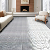 Ultra Soft Area Rug, Non Slip, Stain Resistant, Washable Area Rugs for Living Room, Bedroom, Luxurious Silver-Toned Design Elements(Gray)