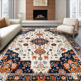 Artistic Cream and Orange Harmony(White)