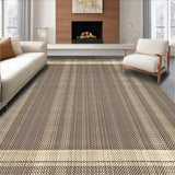 Ultra Soft Area Rug, Non Slip, Stain Resistant, Washable Area Rugs for Living Room, Bedroom, Sophisticated Warm Toned Arrangement(Beige)
