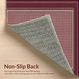 Contemporary Tiled Geometric Shape(Red)