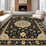 Elegant Floral Octagonal Motif(Black)
