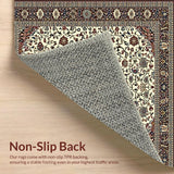 Area with Timeless Oriental Design and Rich Textures(Ivory)