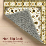 Beige and Mustard Patio(White)