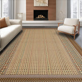 Ultra Soft Area Rug, Non Slip, Stain Resistant, Washable Area Rugs for Living Room, Bedroom, Cozy Rustic Western Decor Element(Beige)