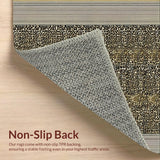 Ultra Soft Area Rug, Non Slip, Stain Resistant, Washable Area Rugs for Living Room, Bedroom, Contemporary Cheetah Inspired Design(Brown)