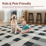 Artistic High Contrast Geometric Motif(White)