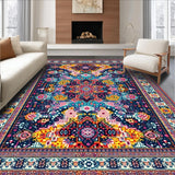 Vivid Ornamental with Entangled and Sky Inspired Design(Navy)