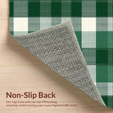 Fresh Green White Plaid Elegance(Green)