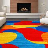 Artistic Colorful Curvilinear Style(Red)