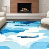 Bright Aircraft Blue Tones(Blue)