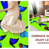 Joyful Cheerful Butterfly Graphic Style(Blue)