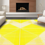 Lively Geometric Pastel Composition(Yellow)