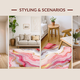 Minimalist Abstract Marble Elegance(Pink)