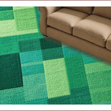 Ultra Soft Area Rug, Non Slip, Stain Resistant, Washable Area Rugs for Living Room, Bedroom, 3D Race Car Playmat(Green)