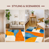 Artful Blue and Orange(Blue)