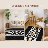 Distinctive Linear Abstract(Black)