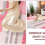 Ultra Soft Area Rug, Non Slip, Stain Resistant, Washable Area Rugs for Living Room, Bedroom, Trendy Marbleized Abstract Aesthetic(Pink)