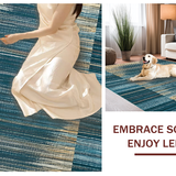Ultra Soft Area Rug, Non Slip, Stain Resistant, Washable Area Rugs for Living Room, Bedroom, Ombre Spectrum Area Rug(Blue)