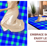 Charming Farmhouse Plaid Style(Blue)