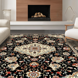 Vibrant Abstract Leafy Design(Black)