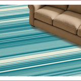 Contemporary Reversible Patterned Mat(Blue)