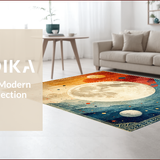 Ultra Soft Area Rug, Non Slip, Stain Resistant, Washable Area Rugs for Living Room, Bedroom, Neutral Witchy Bathroom Non Slip Rug(Gray)