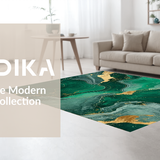 Elegant Glittering Geometric Composition(Green)