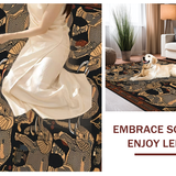 Luxe Monochrome Nature Scene(Black)