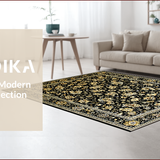 Ultra Soft Area Rug, Non Slip, Stain Resistant, Washable Area Rugs for Living Room, Bedroom, Braided Country Style Living Room Carpet(Yellow)