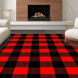 Artful Checkered Play Area(Red)